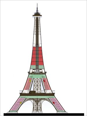 2�me prix : Projet H�tel de la Tour Eiffel. Jean M