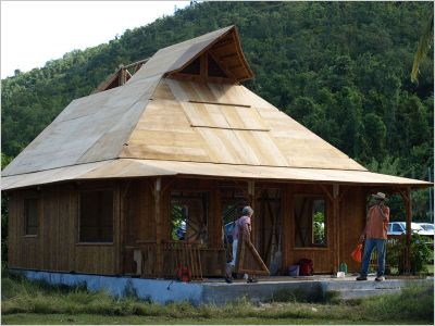 maison bambou