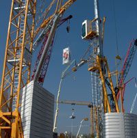 L�ger ralentissement de l?activit� des loueurs de mat�riels de BTP