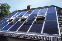 Panneaux solaires int�gr�s