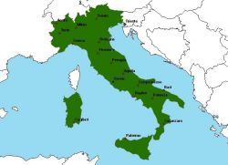carte italie