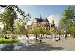 Jardin perspective sortie Canop�e