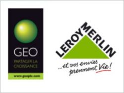 Geo Partager La croissance et Leroy Merlin 
