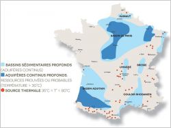G�othermie en France sources