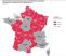 Carte des d�faillances d'entreprises