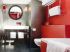 Salle de bains suite rouge