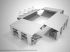 Maquette de la sur�l�vation de la toiture