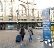 Paris : le parvis de la gare du Nord r�am�nag� (diaporama)