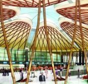 Kazakhstan : une nouvelle a�rogare inspir�e de l?architecture des yourtes