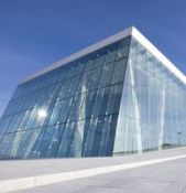 Le nouvel op�ra d?Oslo avec un toit en libre acc�s (diaporama)