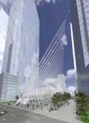 Une colombe se pose � Manhattan