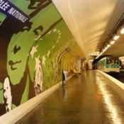 Des pr�sidents dans le m�tro