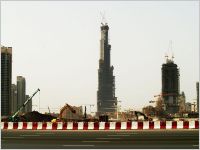 Burj Khalifa en construction