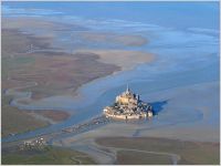 Mont Saint Michel vu d'avion