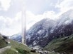 Une tour élancée de 380 m de haut au cœur des Alpes suisses
