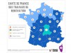 Carte de France des travaux de rénovation en 2014