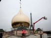 Eglise russe à Paris : pose "atypique" pour le bulbe d'or 