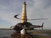 Restauration du Phare de Cordouan : hélitreuillage