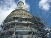 Restauration du Phare de Cordouan : Installation des échafaudages