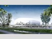 Bordeaux Métropole Arena : îlots de végétation