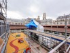 La crèche et la terrasse attenante concernées par les travaux 