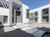 Une villa combinant modules géométriques et matériaux nobles
