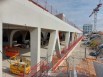 Une gare aux teintes très claires et bas carbone