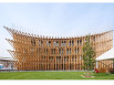 Exposition universelle 2025 : Lina Ghotmeh livre un pavillon en bois en forme de navire