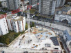 Une gare prête à se fondre dans le paysage d'un parc au cœur de Vitry-sur-Seine