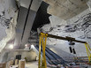 Une grotte sur trois niveaux en béton projeté