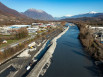 Assèchement de la zone et basculement du cours de la rivière