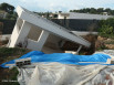 Glissement d'un pool house à la suite de terrassements