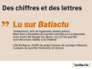 Des chiffres et des lettres