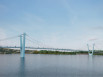 Un pont suspendu