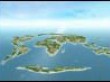 Des îles en forme de planisphère géant au large ...