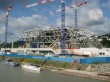 Mus&eacute;e des Confluences : la structure m&eacute;tallique ...