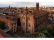 À Toulouse, la toiture du couvent des Jacobins ...