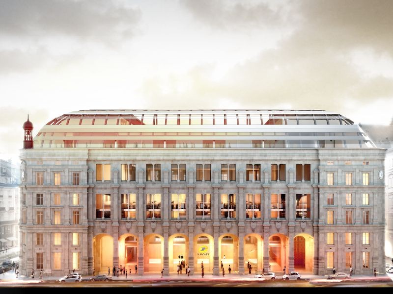 La Construction De La Poste Du Louvre Confiee A Bouygues