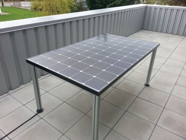 Table Solaire & Panneau solaire