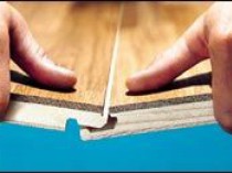 Pose par encliquetage  pour parquet flottant