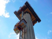 Un chantier à plus de 60 mètres de haut ...