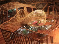 Un centre éducatif contemporain en bambou ...