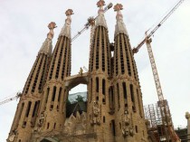 Début d'incendie à la Sagrada Familia