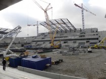 Le chantier technique du stade du Havre avance à ...