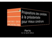 Les candidats répondent aux architectes