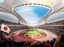 La construction du stade olympique à Tokyo ...