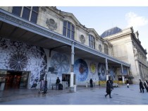  Une fresque habille la gare d'Austerlitz pour 18 ...