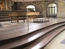 Un plancher chauffant dans une église baroque ...