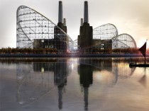 Un roller coaster géant pour réaménager une usine