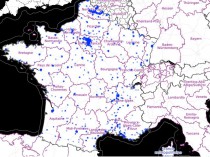 Carte de France de la pauvreté&#160;: 300 ...